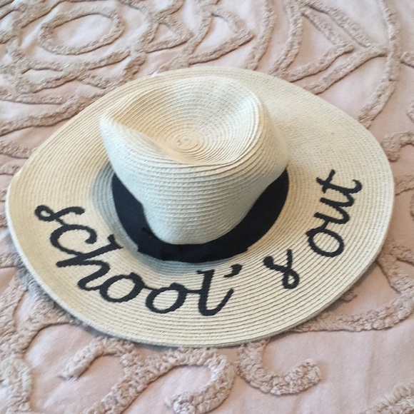 San Diego Hat Company Accessories - Anthropologie Schools Out straw hat .nwot‎